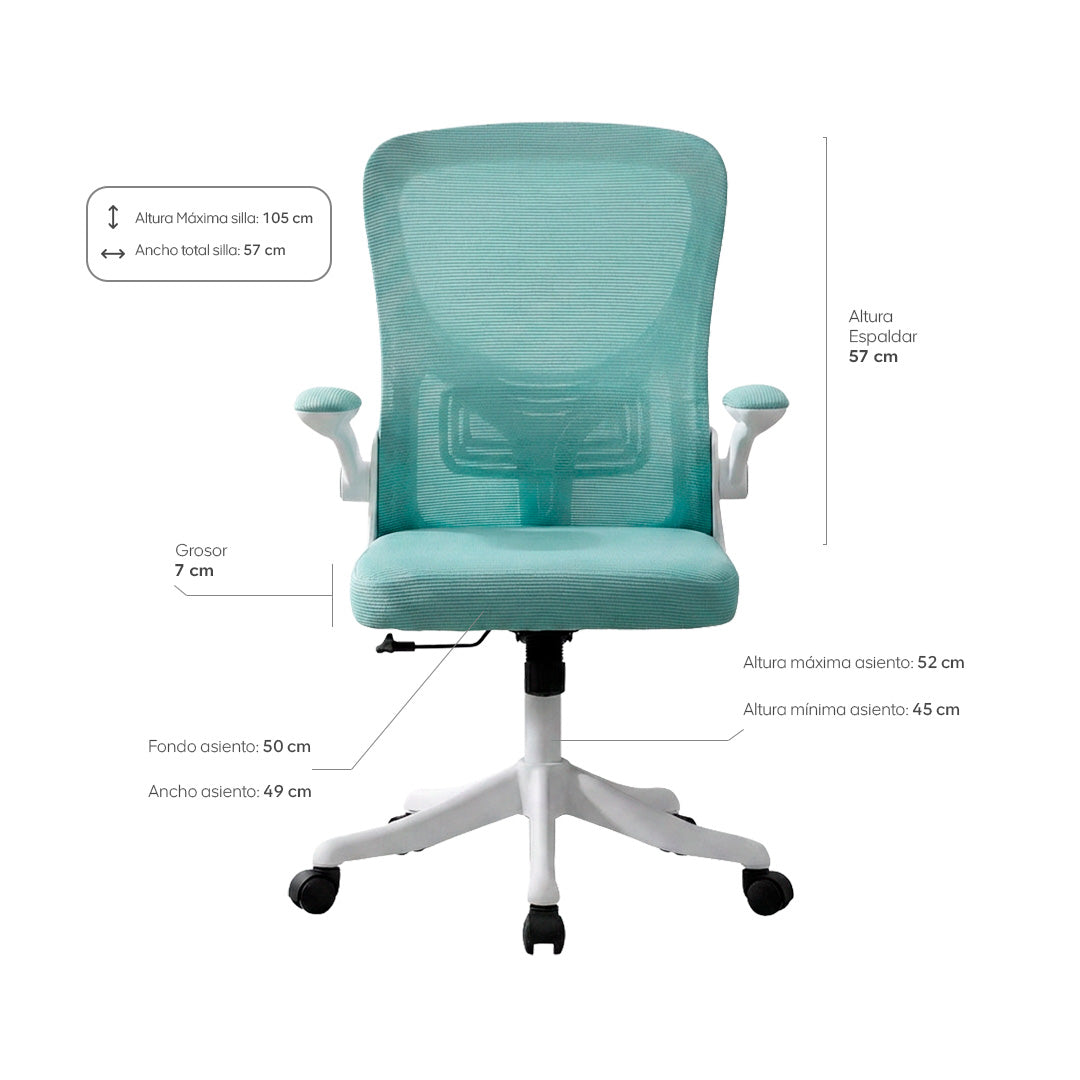 SILLA BG-013 TURQUESA